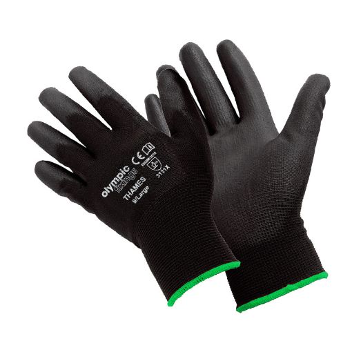 Picture of Olympic Fixings Thames Black Coated Workglove Large