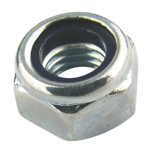 Picture of Olympic Fixings M12 Nylon Insert Nuts BZP 50 Pcs