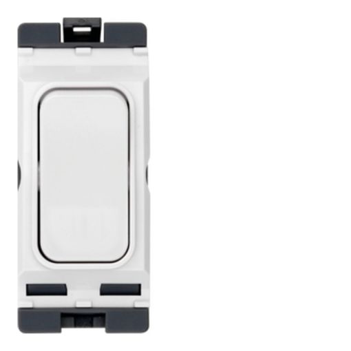 Picture of Hager 20A Part M 1 Way Double Pole White Insert Switch