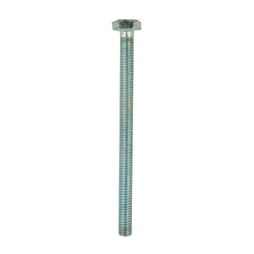 Picture of Olympic Fixings M10 X 100 High Tensile Hexagon Head Steel Setscrew BZP 100 Pcs