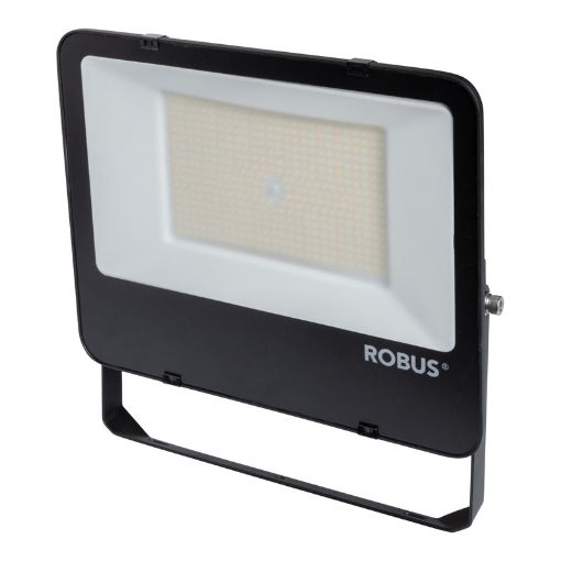 Picture of ROBUS SELEST 150W Floodlight, IP65, Black, CCT3, c/w 1m Flex