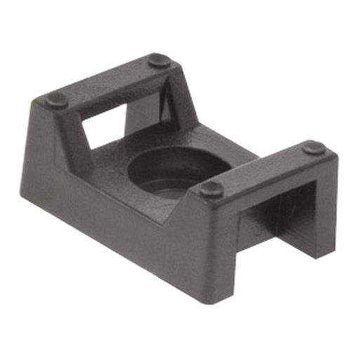 Picture of Unicrimp Qcrimp Black Cable Tie Cradles 4.9mm Diameter Hole