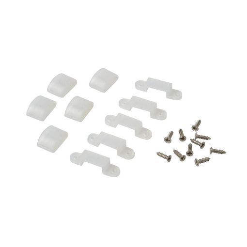 Picture of ROBUS VEGAS EASY CLIP Accessories For 12V/24V CCT1 IP67 LED Strip/ 5 End Caps And 10 Clips