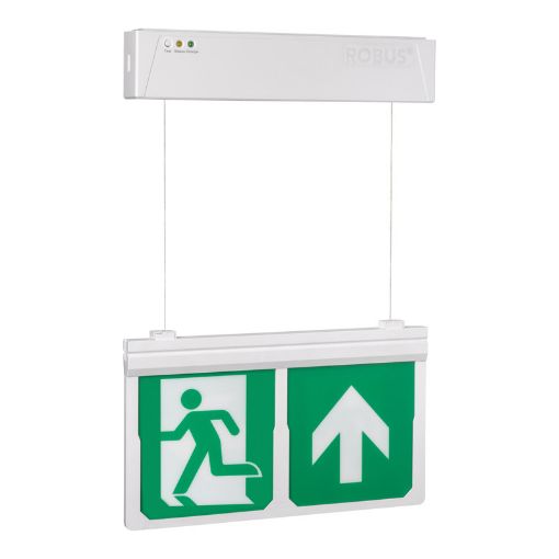 Picture of ROBUS BLADE EXPRESS DUAL TEST 3.5W Suspended Exit Sign IP20 White