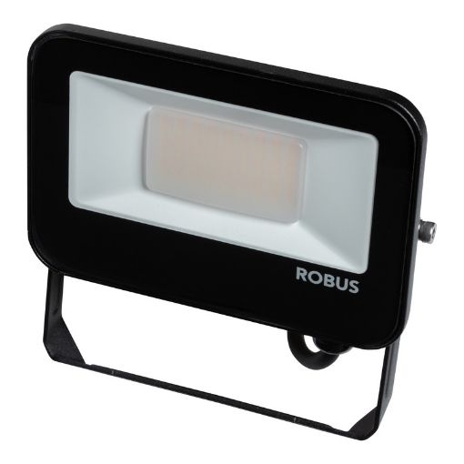 Picture of ROBUS SELEST 20W Floodlight IP65 CCT3 Black c/w 1m Flex