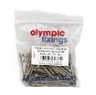 Picture of Olympic Fixings M3.5 X 50 Raised Head Slot Machine Screws Brass BNP 100 Pcs