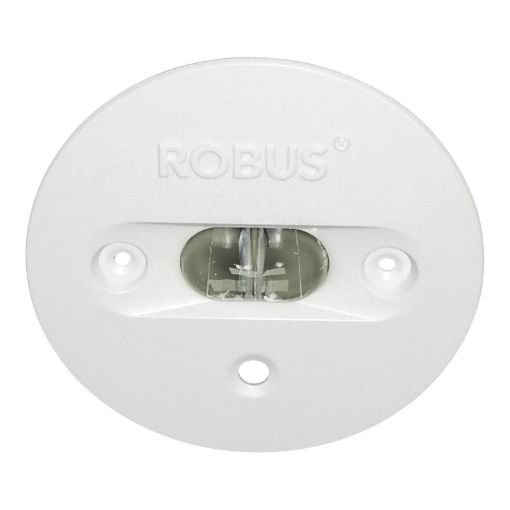 Picture of ROBUS AVIOR 2W Surface Emergency Downlight w/ Open And Corridor Lenses, White