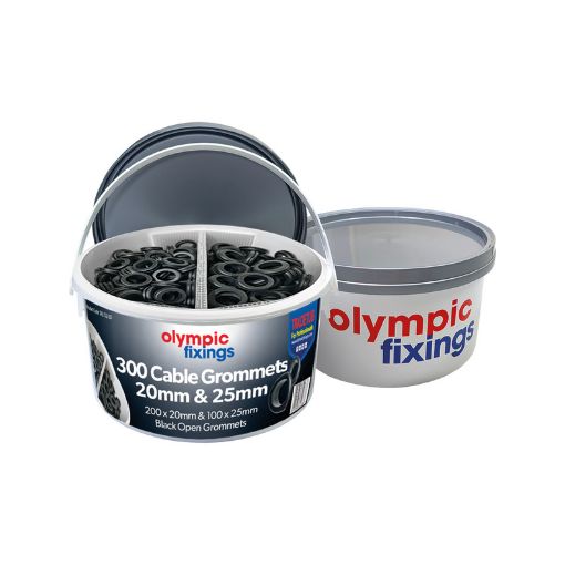 Picture of Olympic Fixings Open Grommets 20mm & 25mm Tub 4 Pcs