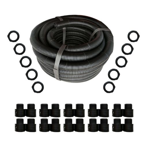 Picture of Deligo Contractor Packs 25mm x 10m Conduit Black (Pack of 1)