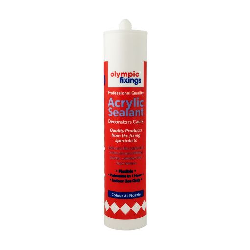 Picture of Olympic Fixings Acrylic Decorators Caulk White C3