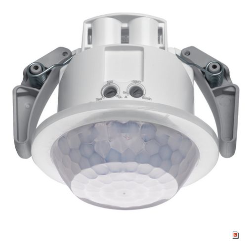 Picture of Hager Presence/motion detector 360° flush-mounted NO contact detection Ø20m