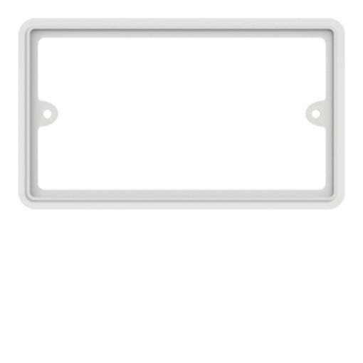Picture of Hager 2 Gang 10mm White Spacer