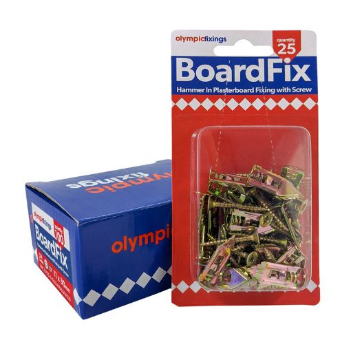 Picture of Olympic Fixings Board Fix Plasterboard Fixing CSK Box 100 Pcs