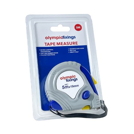 Picture of Olympic Fixings 5.0m (16Ft) Tape Measure