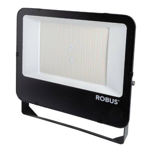 Picture of ROBUS SELEST 300W Floodlight, IP65, Black, CCT3, c/w 1m Flex