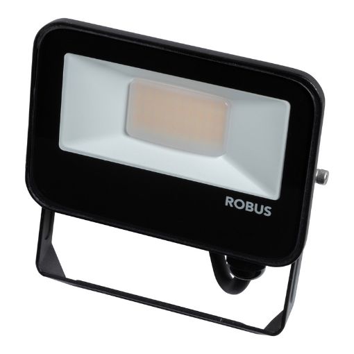 Picture of ROBUS SELEST 10W Floodlight IP65 CCT3 Black c/w 1m Flex